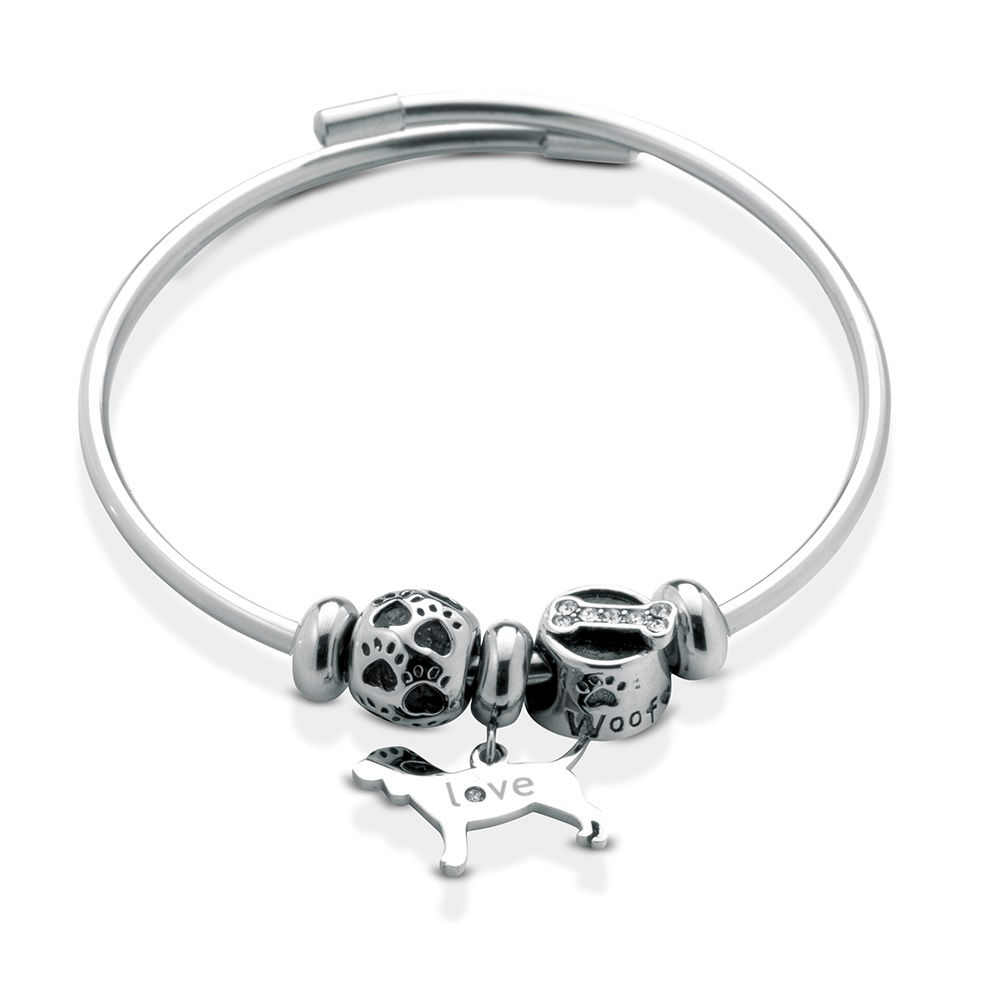 Bracelet en Acier avec Zirconia