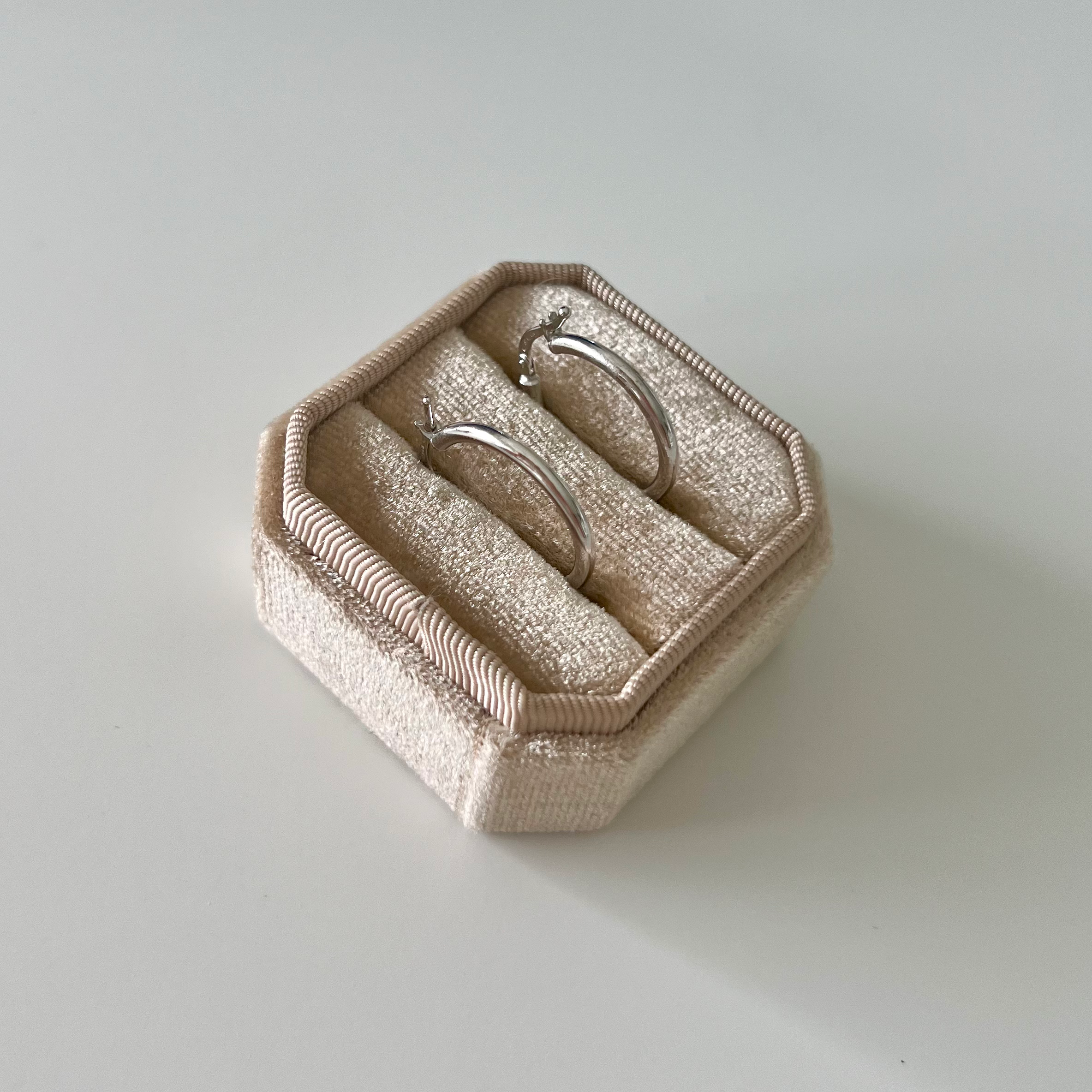 Boucles d'oreilles en Or Blanc 18K