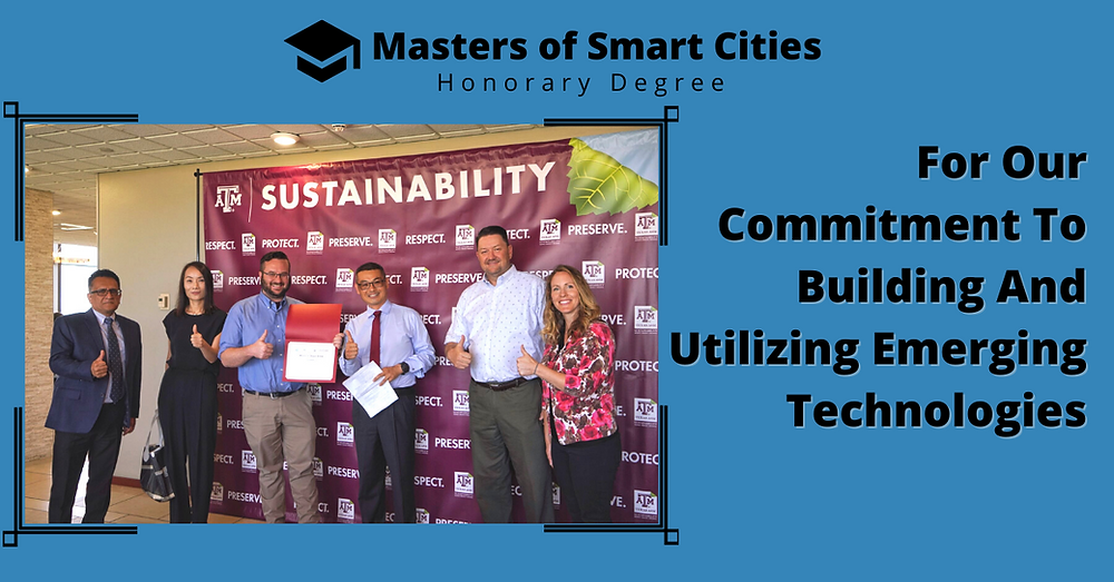 City of Nolanville Receives Honorary Master of Smart Cities Degree