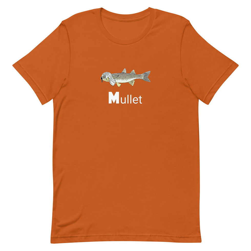 Thumbnail: ( The Mullet ) Colored logo - Short-Sleeve Unisex T-Shirt