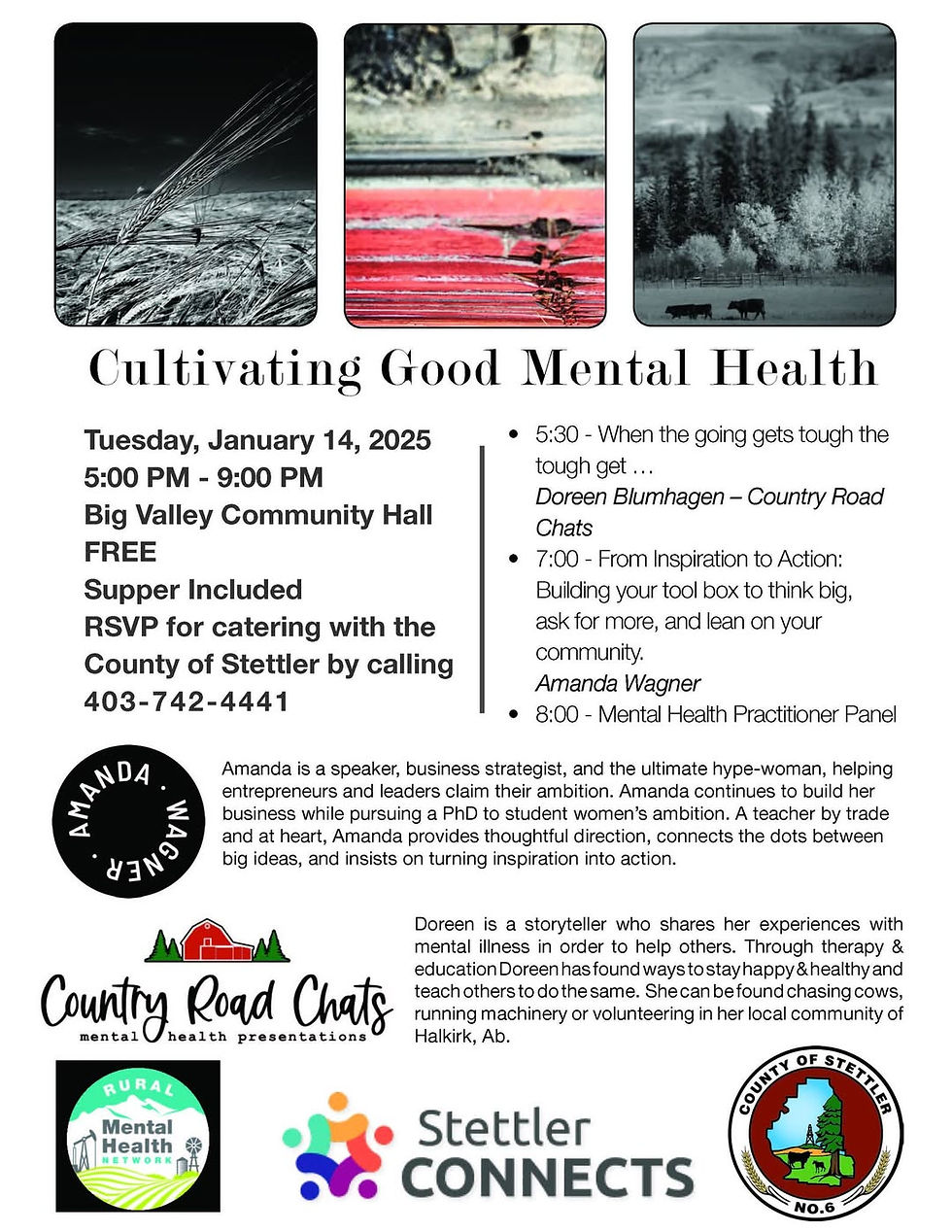 Cultivating Good Mental Health (Big Valley) - Jan. 14, 2025