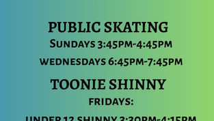 Public Skating at Stettler Rec Centre 2025-26
