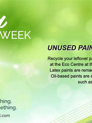Green Tip: Unused Paint Recycling at Stettler Transfer Site
