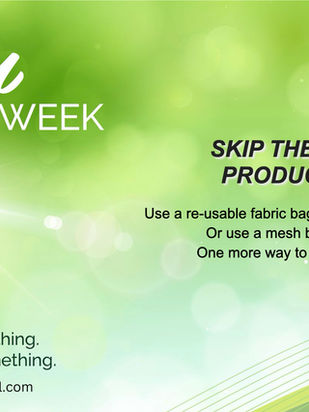 Green Tip: Skip the Plastic Produce Bags