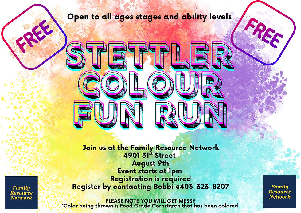 Stettler Colour Fun Run 2025