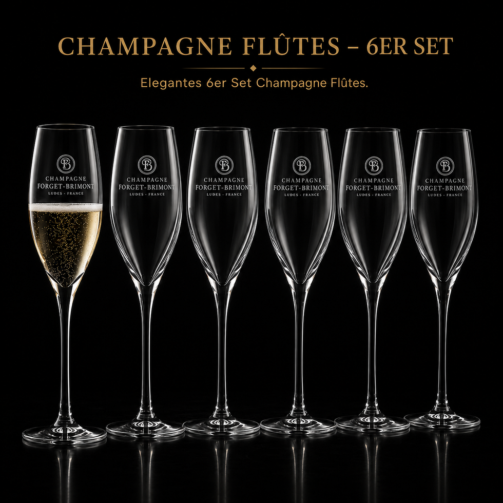 Champagne Flûtes – 6er Set