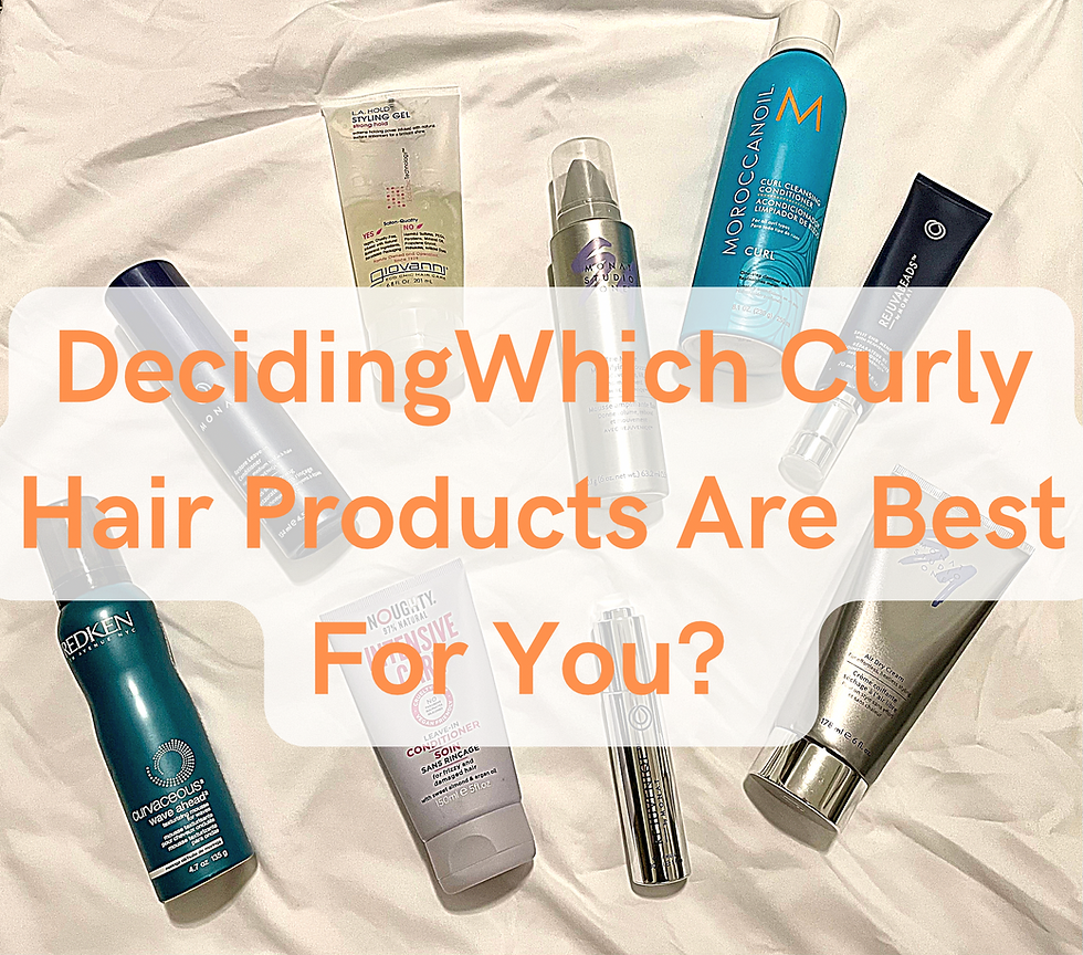 Deciding Which Curly Hair Products Are Best For You? 