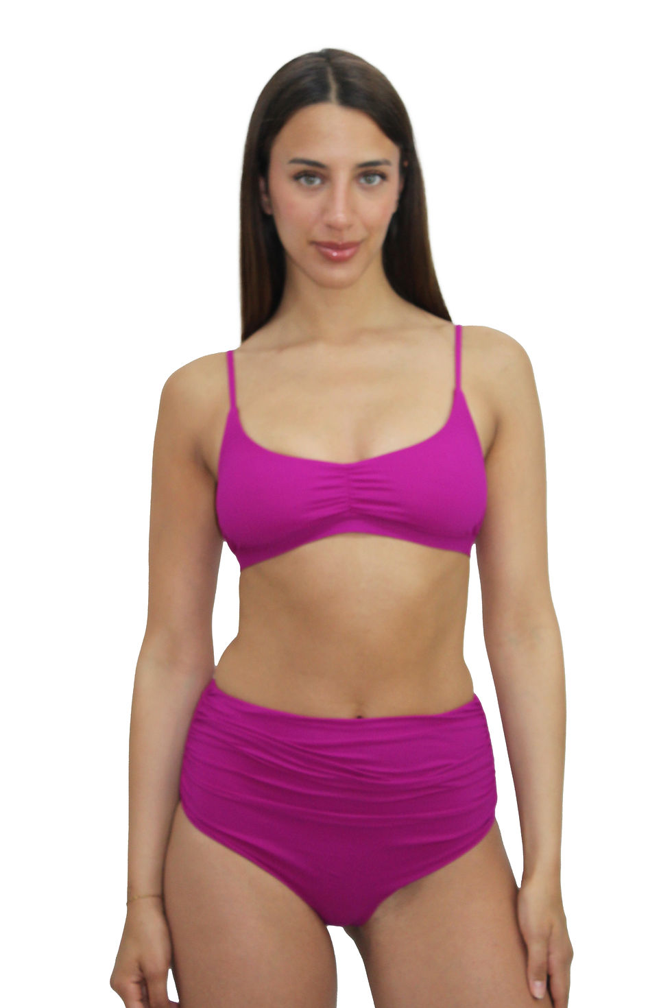 amya-bikini-reggiseno-elasticato-e-slip-a-vita-alta-arricciata-viola