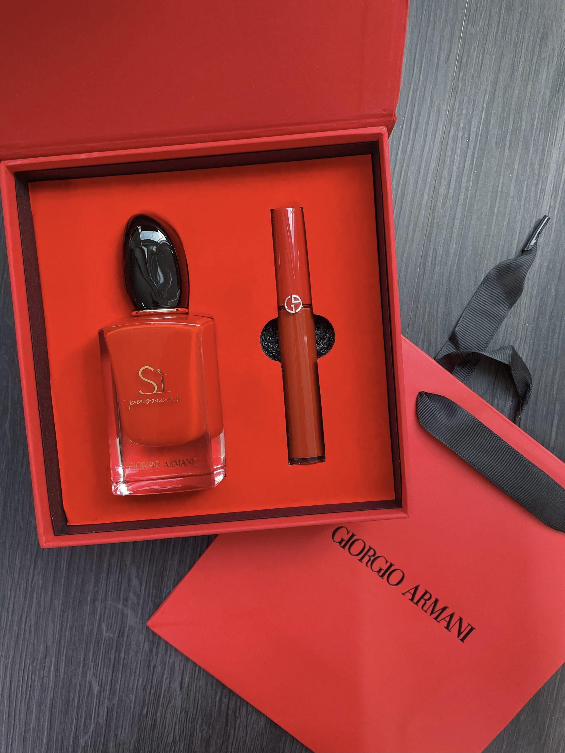 GIORGIO ARMANI Red Box -(My Way+405) Set With Paper Bag