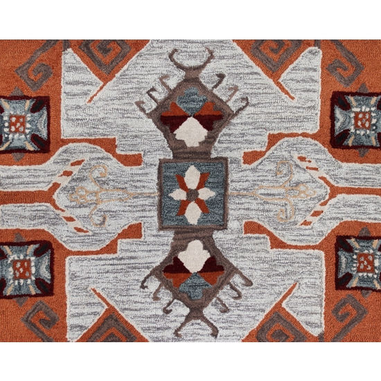 Thumbnail: Terracotta Medallion Rug