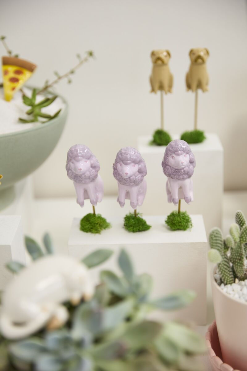 Thumbnail: Playful Pups Plant Sticks (Set of 3)
