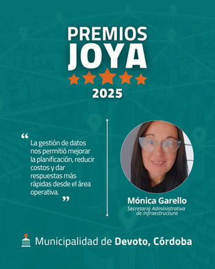 Premio JOYA 2025 | Municipalidad de Devoto, Córdoba