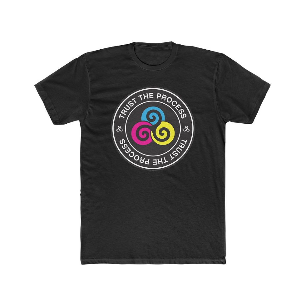Thumbnail: Trust The Process Men's Cotton Crew Tee Shirt