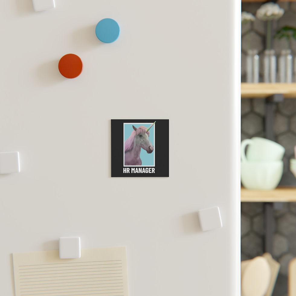 Thumbnail: HR UNICORN Square Magnet