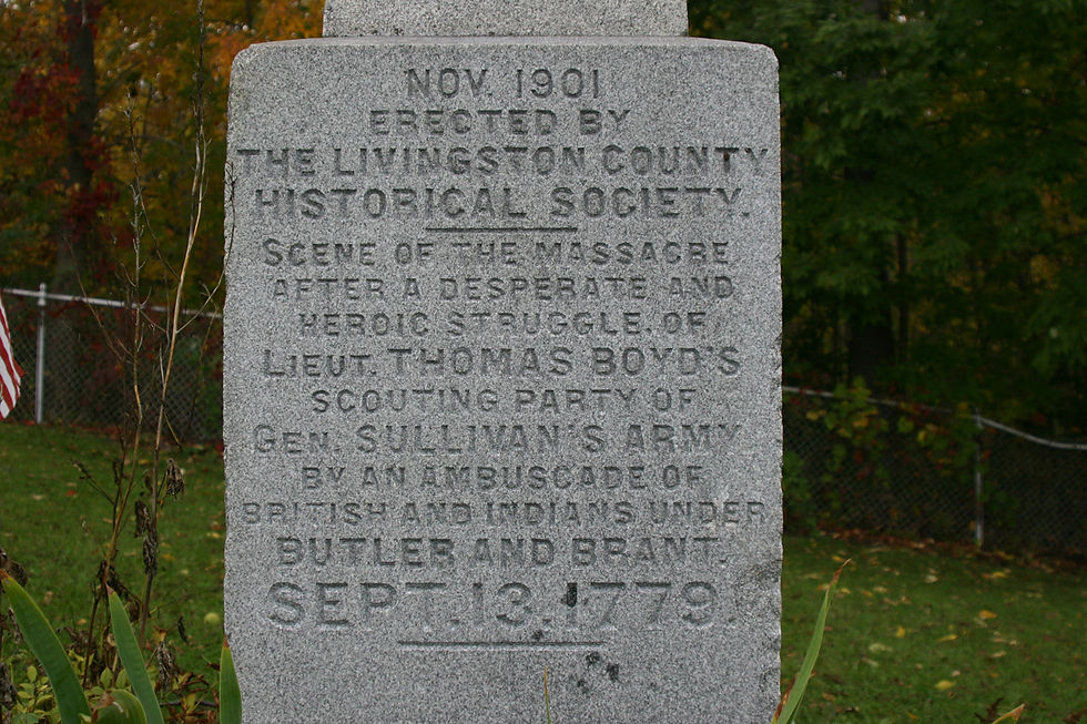 Groveland monument Face 1