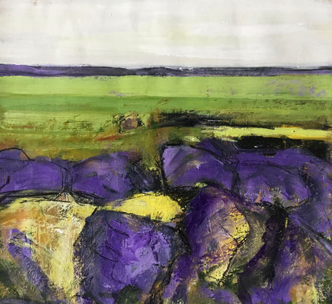 October Fields, Fife Acrylic 22.5x22.5ins £145