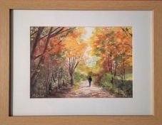 Gowland Old Tayport Railway Path Watercolour 18x14ins 95.jpg