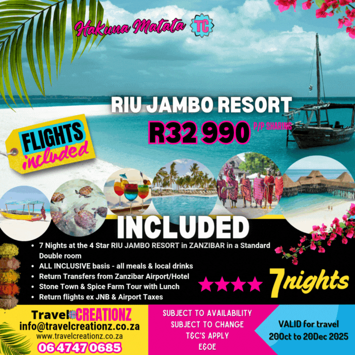 Hakuna Matata Zanzibar RIU Jambo TC 2025