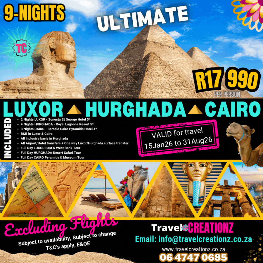 Ultimate EGYPT 2026 - Travel Creationz