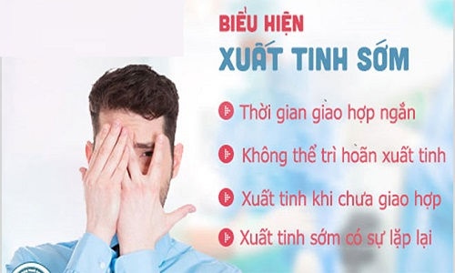 Biểu hiện xuất tinh sớm
