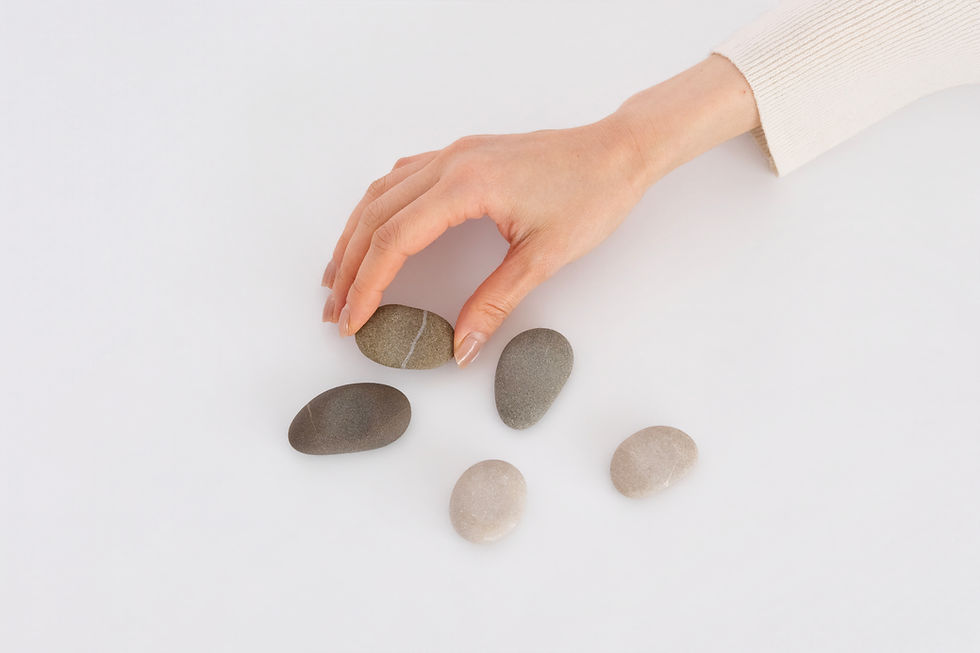 Thumbnail: Rolling — Pebble Chopstick / Tea Spoon Rest