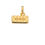 Thumbnail: Links of London 18kt Yellow Gold Vermeil Bourbon Biscuit Charm