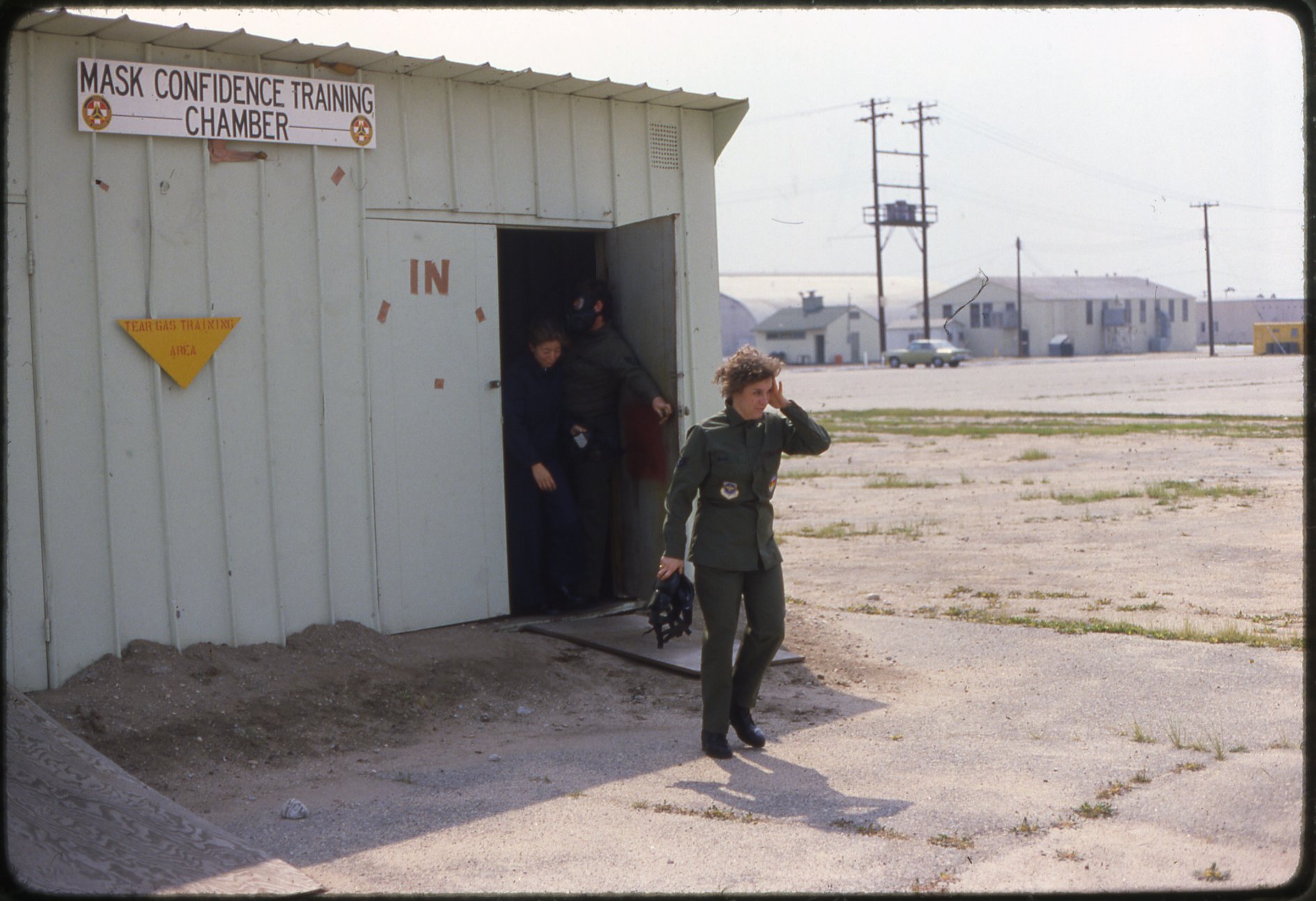 NortonAFB-17-Tear Gas Training