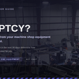 Bankruptcy machine shop equipment — CNC machines on factory floor awaiting liquidation