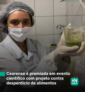 Cearense contra o desperdício de alimentos é premiada!