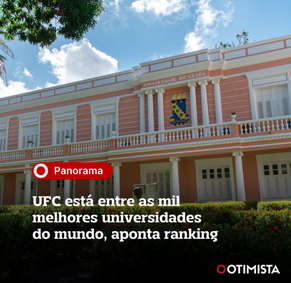 UFC está entre as mil melhores universidades do mundo!