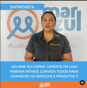 Leiliane do Carmo, Gerente da loja Pereira Móveis, Convida para Conhecer os Serviços e Produtos!!