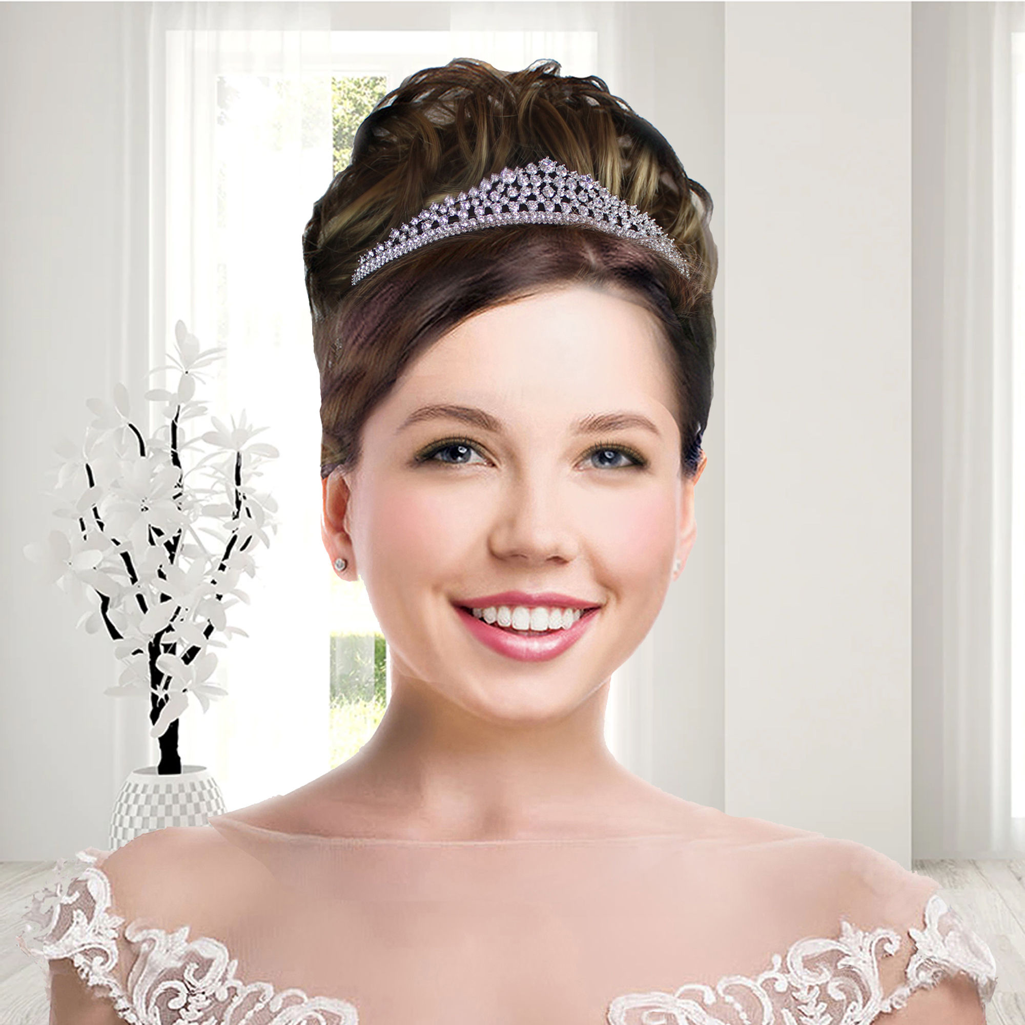 Crystal Wedding Tiaras for Brides