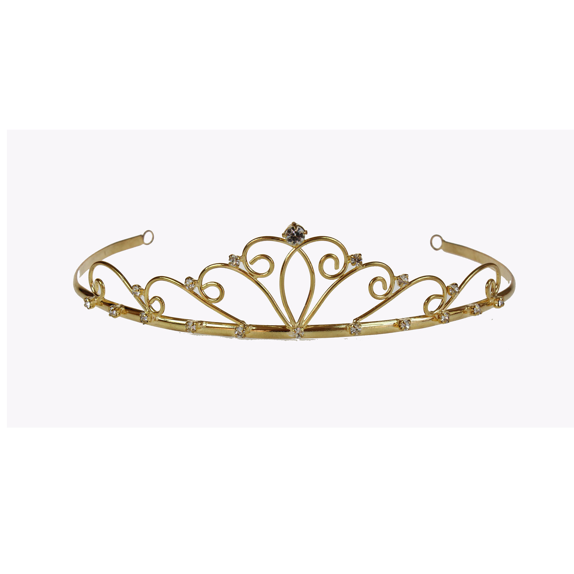 gold tone bridal tiara