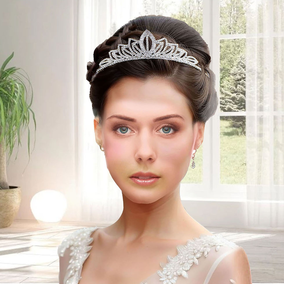 crystal wedding tiara