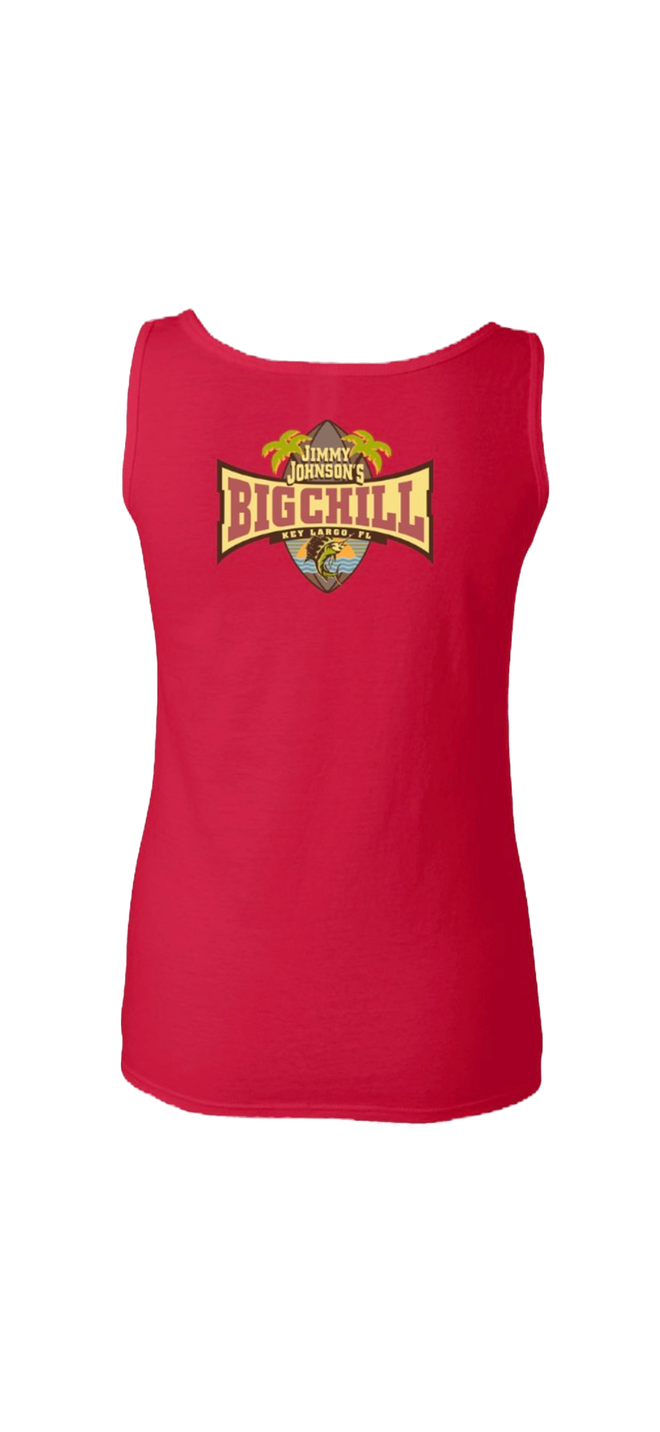 Women's Cotton Logo Tank Top (Red)