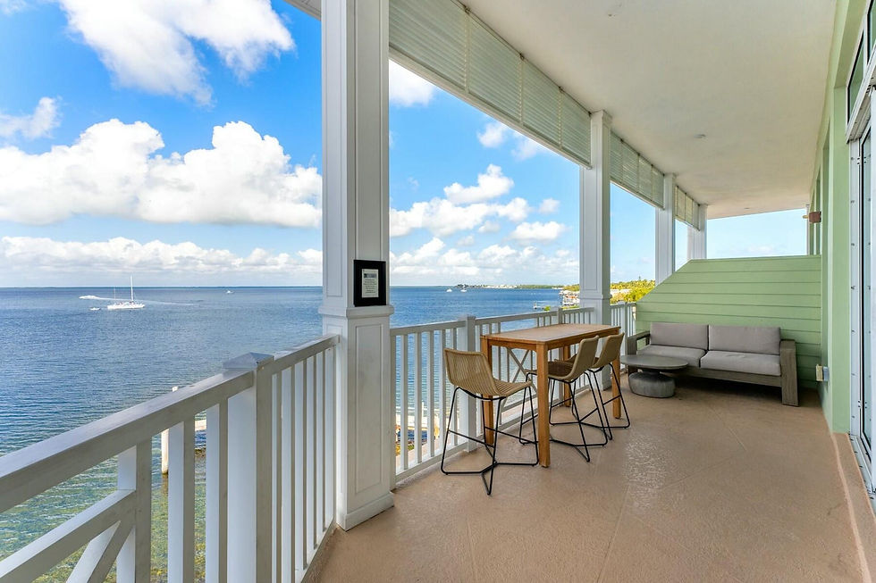Balcony With Water View