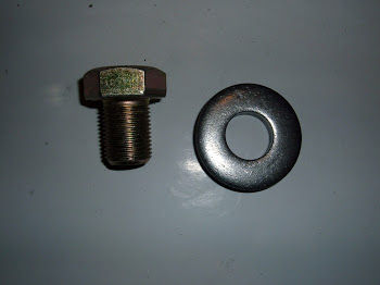 57 to 66 crank bolt & washer