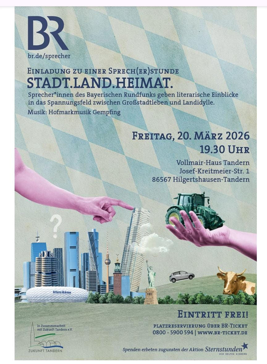 Sprech(er)stunde zum Thema Stadt.Land.Heimat