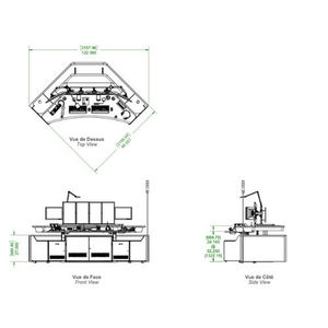 Heavy Duty control room furniture designed for Ontario Provincial Police by Sustema Inc