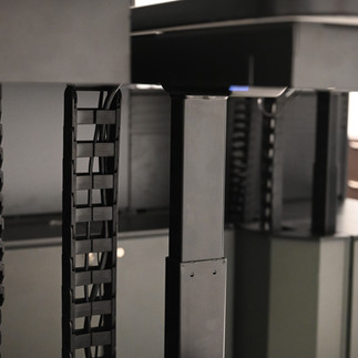 cable management for control room consoles by Sustema