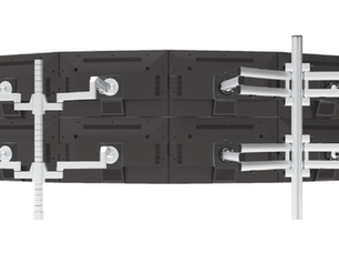monitor arms options for control room furniture