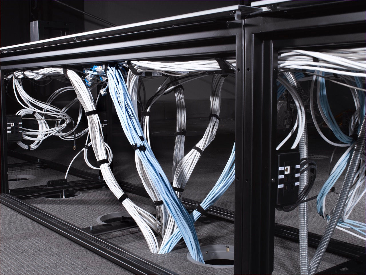 Designing a dense trading floor with modern and sleek trading desks