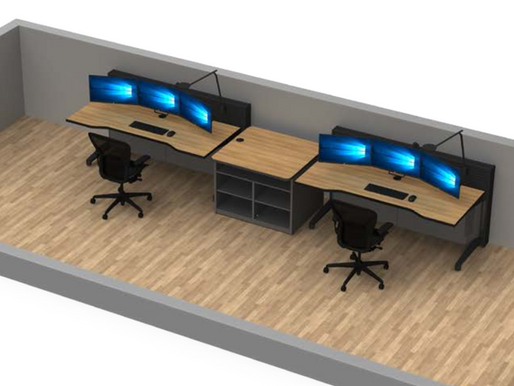 Small 911 dispatch center by Sustema