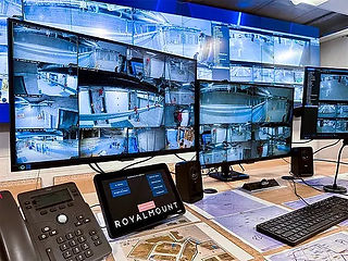 salle de contrôle de sécurité