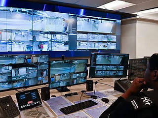 salle de contrôle de sécurité