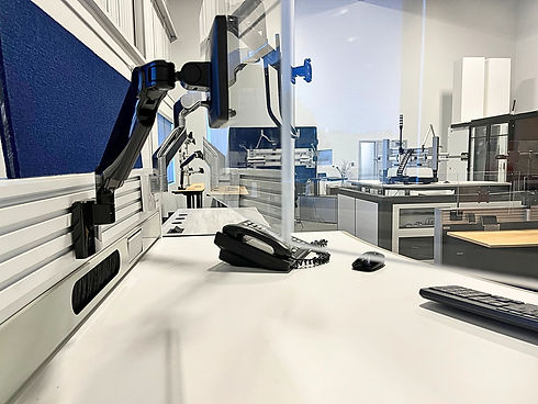Sit stand control room furniture by Sustema inc