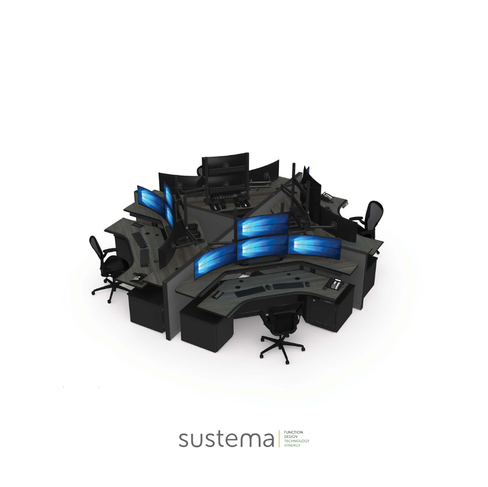 dispatcher control room consoles by Sustema