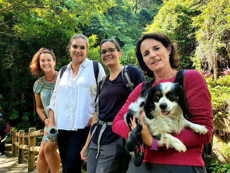 De eerste Dutch ladies-hike van velen