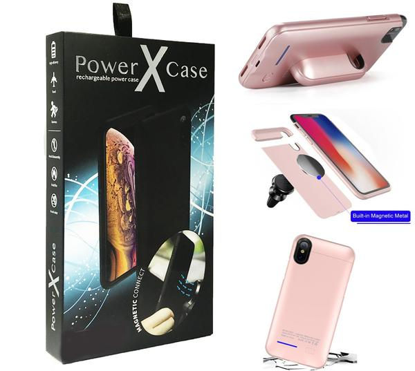 Miniatura: iPhone XS MAX POWER X Battery Case 5000mAh With Magnetic Kickstand