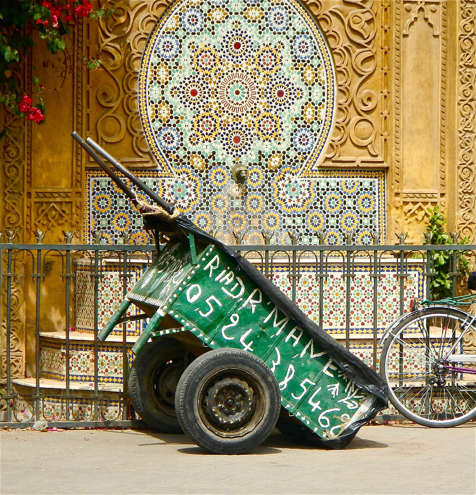 Marrakech delivery cart